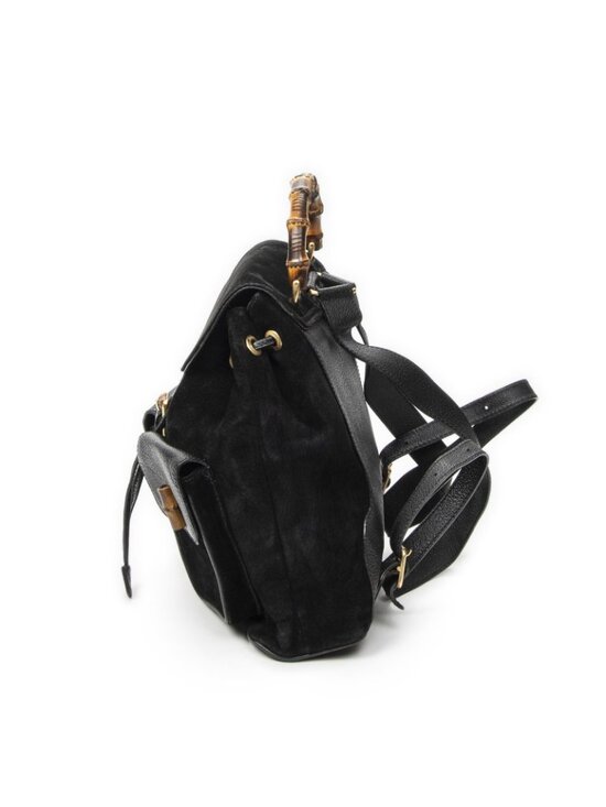 Gucci Rajibanbu Backpack Black Suede Leather main image 5